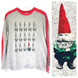 NWT Hanna Andersson Swedish Holiday Gnomes Tee / also fits Women XS